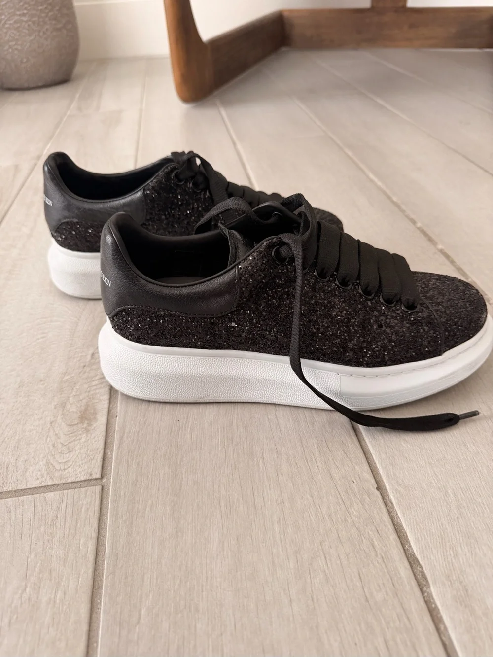 Alexander McQueen sparkling black